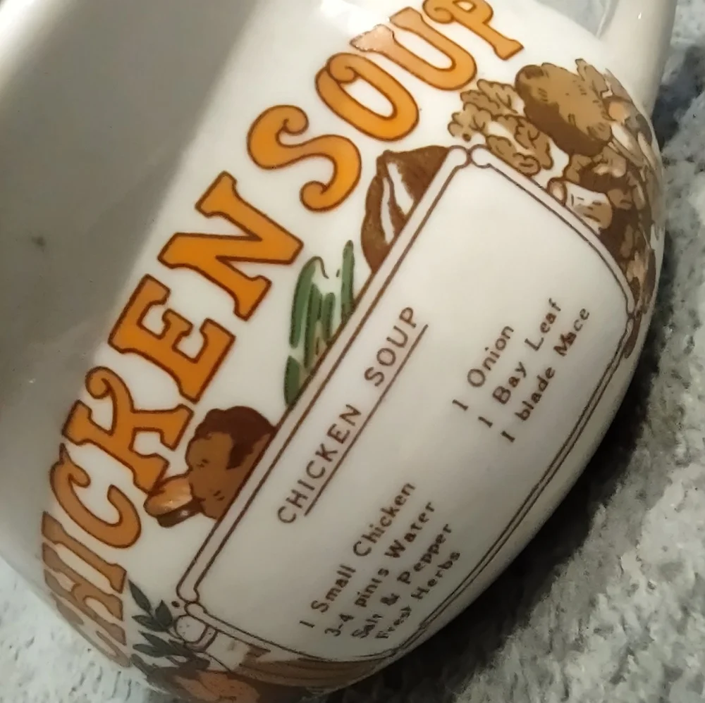 Vintage 1970s Chicken Soup Mug